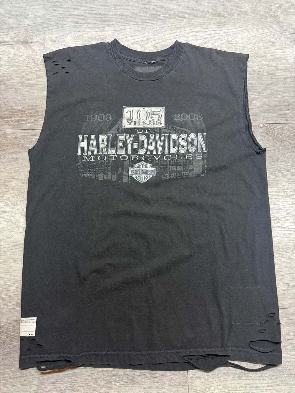 Vintage Y2K Black Detroit & Taylor Harley Davidson Tank (L) – , CA